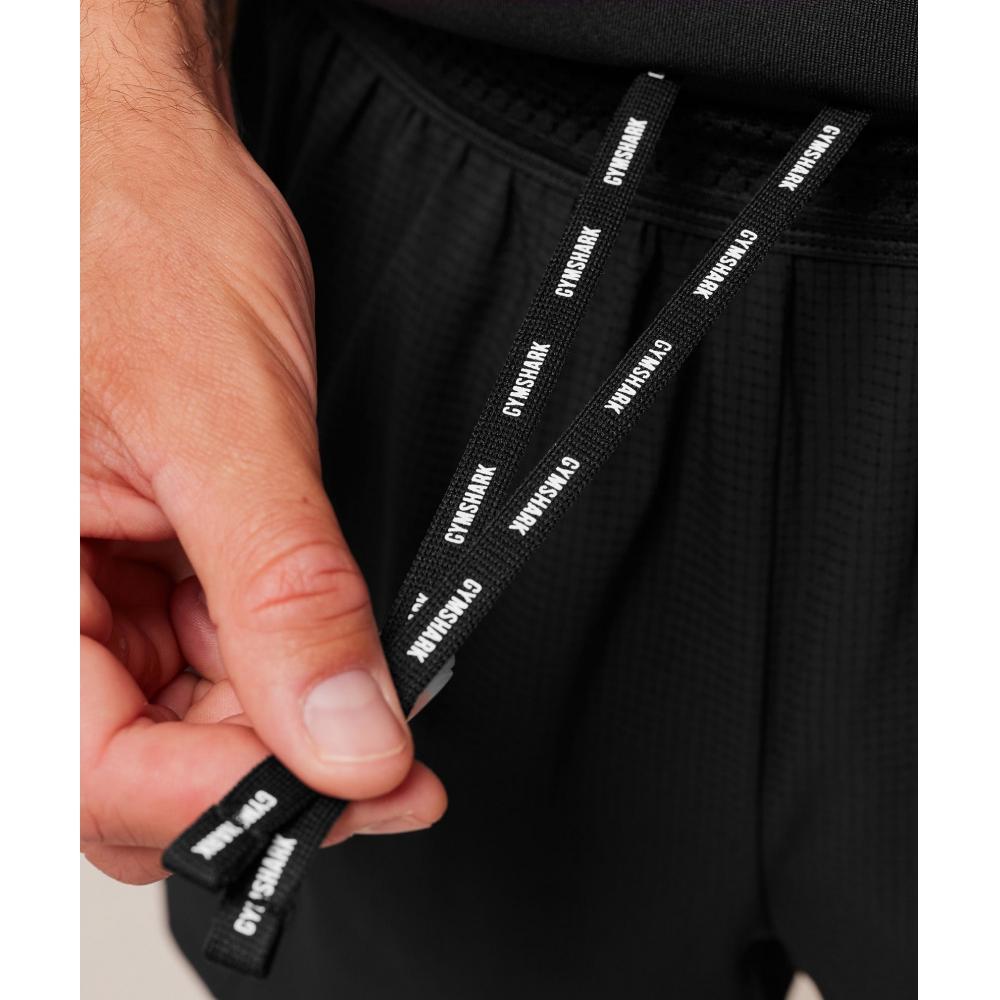 Gymshark Running 4  2in1 Shorts Black A3b9p Bb2j