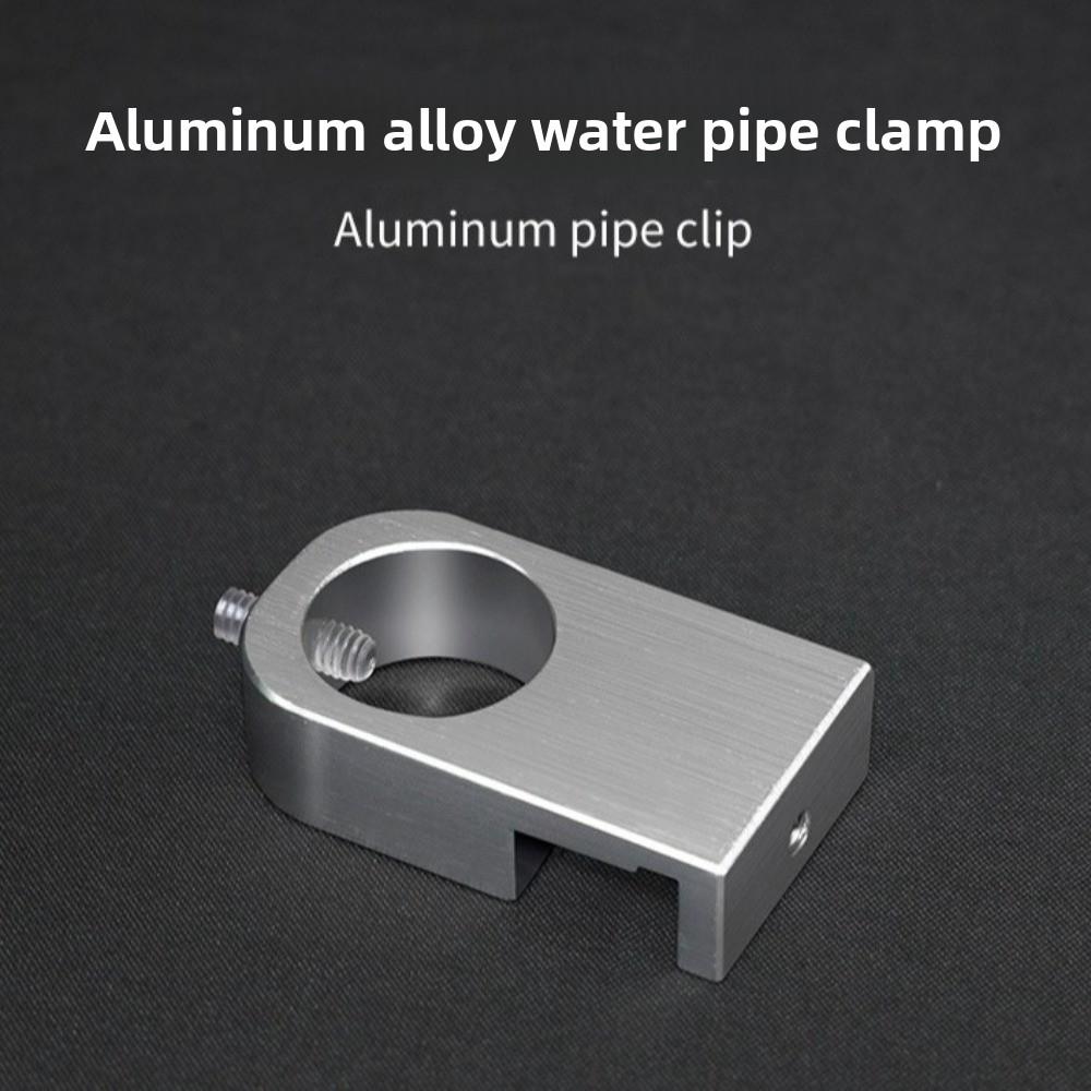 Multifunctional Aquarium Water Tube Holder Aluminum Alloy Water Tube Fixed Clip for 20mm Pipe