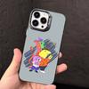 Cartoon S-Smiling friends Phone Case Color Silver Shell For IPhone 17 16 15 14 13 12 11 Pro Max Plus
