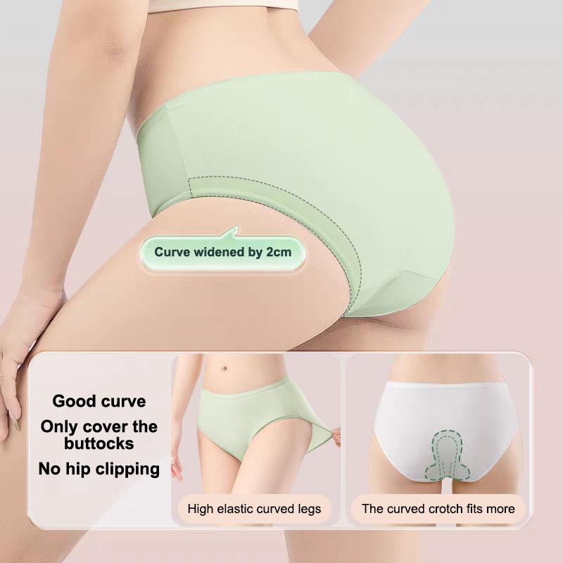 5Pcs/Set Women Cotton Disposable Panties Free Washing Portable Postpartum Monthly Shorts Daily Underwear For Business Trips