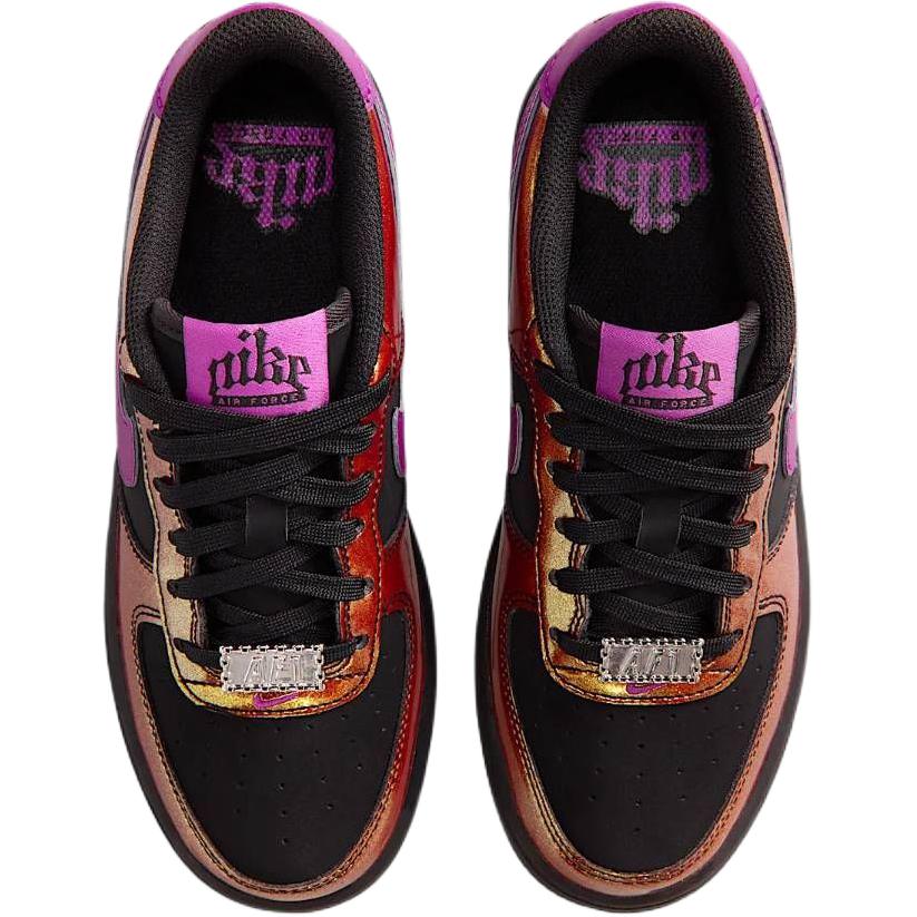 Nike Air Force 1 Lv8 GS Schwarz Bold Berry Kinder Sneaker IQ2736-001