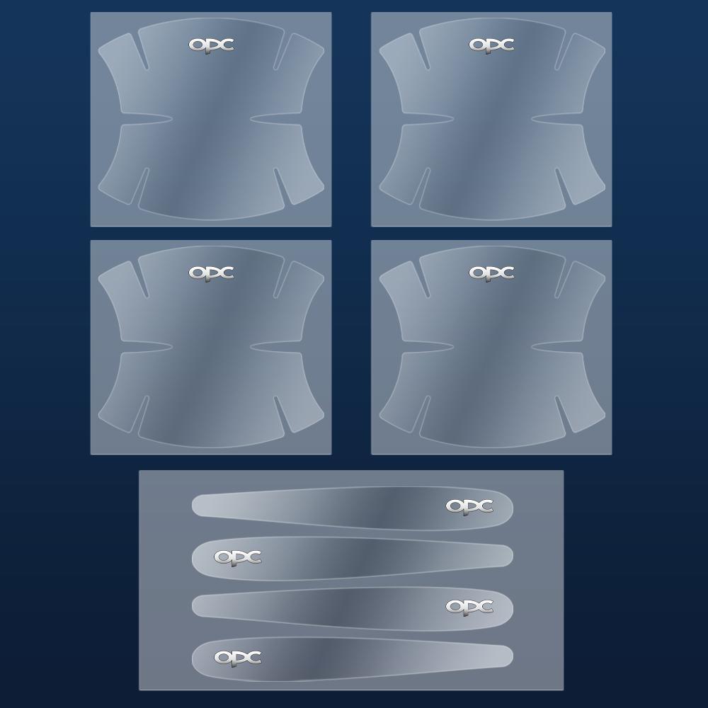 8Pcs Car Door Handle Transparent Protector Sticker Decals For Opel OPC Astra Insignia Corsa Mokka Vectra G H J K F D Accessories