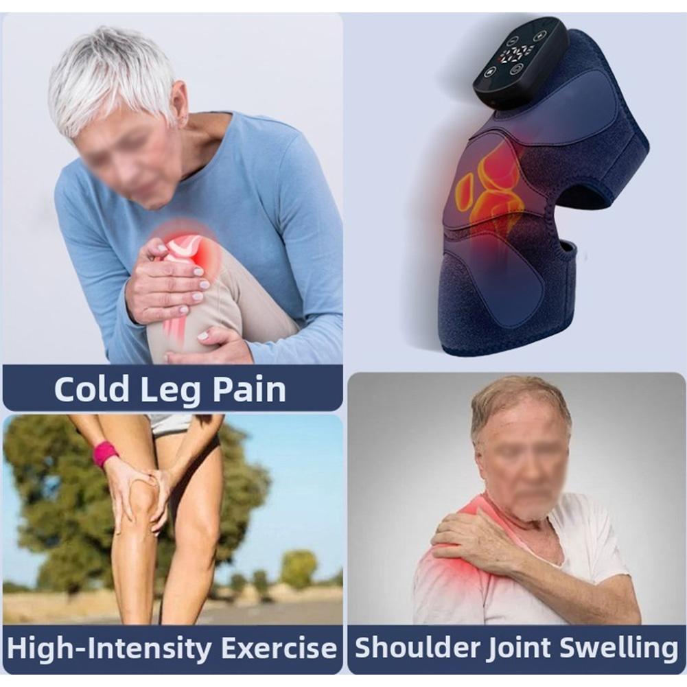 Daily Activities 31x17x7cm Electric Knee Pad Cordless Therapy Adjustable Heat Settings Lightweight Construction