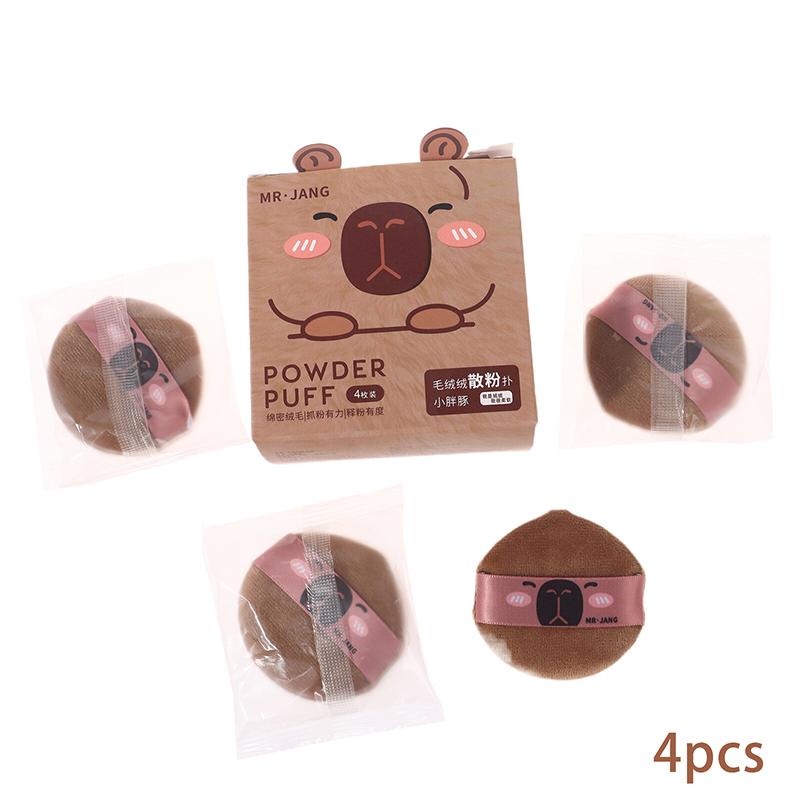 Cartoon Capybara Makeup Sponge Puff Makeup Concealer Super Soft Elastic Cotton Face Base Make Up Cosmetic Puff Beauty Tools