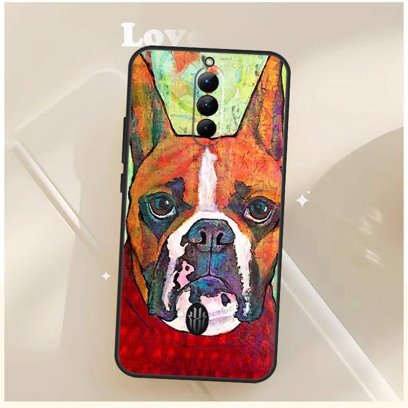 Boxer Dog Case For ZTE Nubia Red Magic 10 Air 6S 7S 6 7 For RedMagic 11 10 9 8 9S 8S 10S Pro Plus Cover