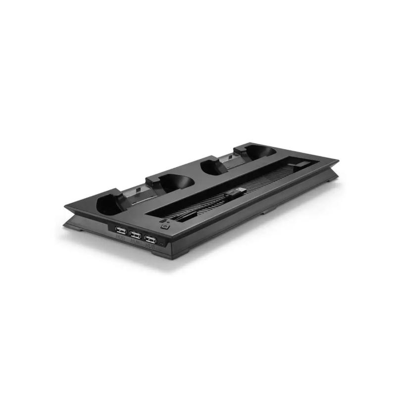 PS4 Slim Cooling Vertical Stand Controller Charging Dock With USB Type-A Ports for PlayStation 4 Slim