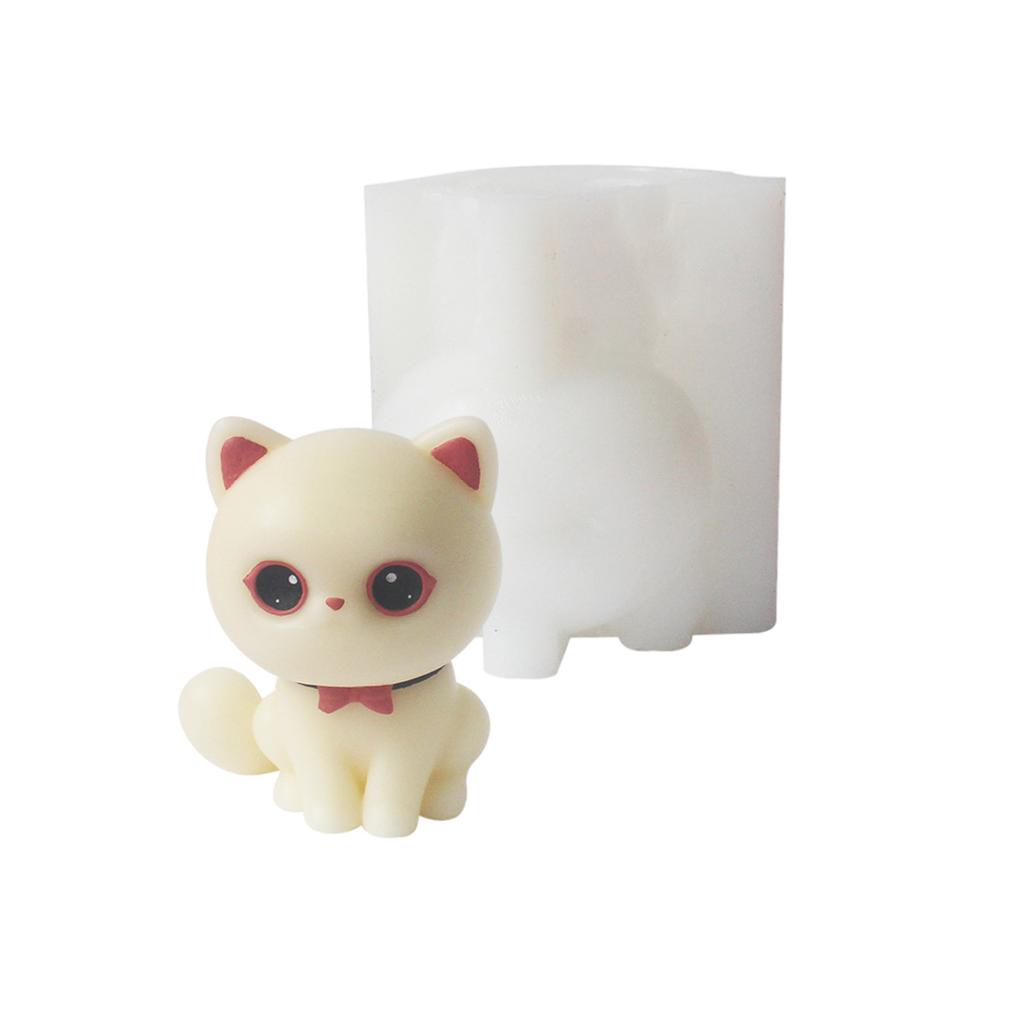 Eye Liner Cat Silicone Mold Versatile Silicone Eye Liner Cat Candles Mold for Creative Baking and Chocolate Making