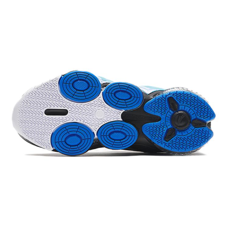 Anta Kids UFO 6.0 Body Measurement Test Non-Slip Wear-Resistant Breathable Low-Top Running Shoes Kids sneaker Silver Black 312439901-1