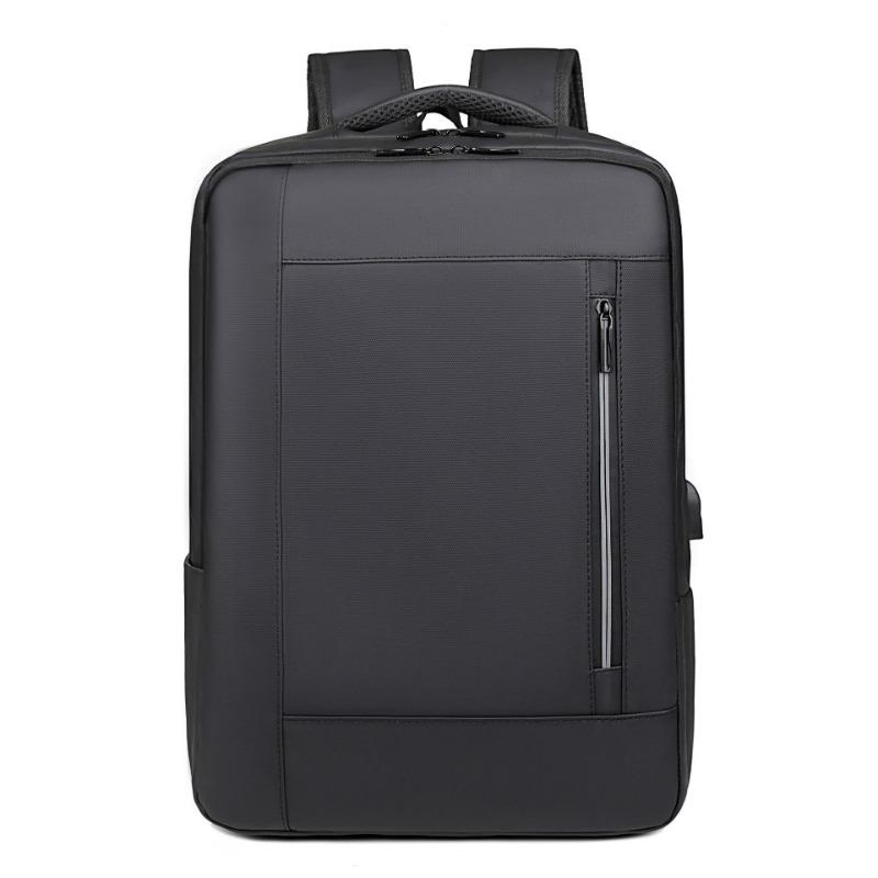 

Multifunctional Backpack Large Capacity Commuting Versatile Computer Backpack Solid Color Multi-layer Set Travel Backpack чёрный