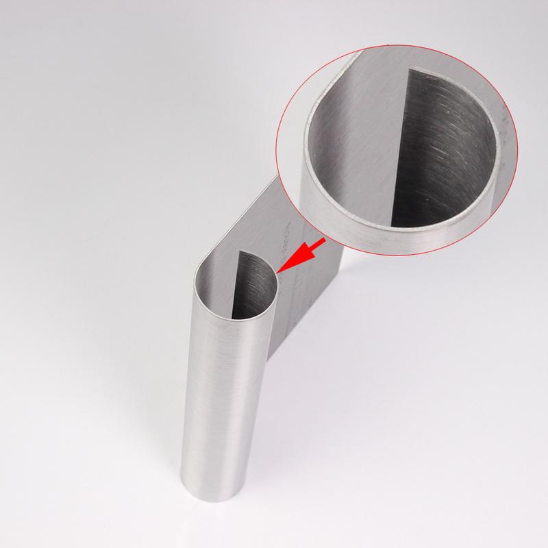 Stainless Steel Bench Scraper with Measuring Guide - Pizza Dough Cutter, 6 x 4 Inch