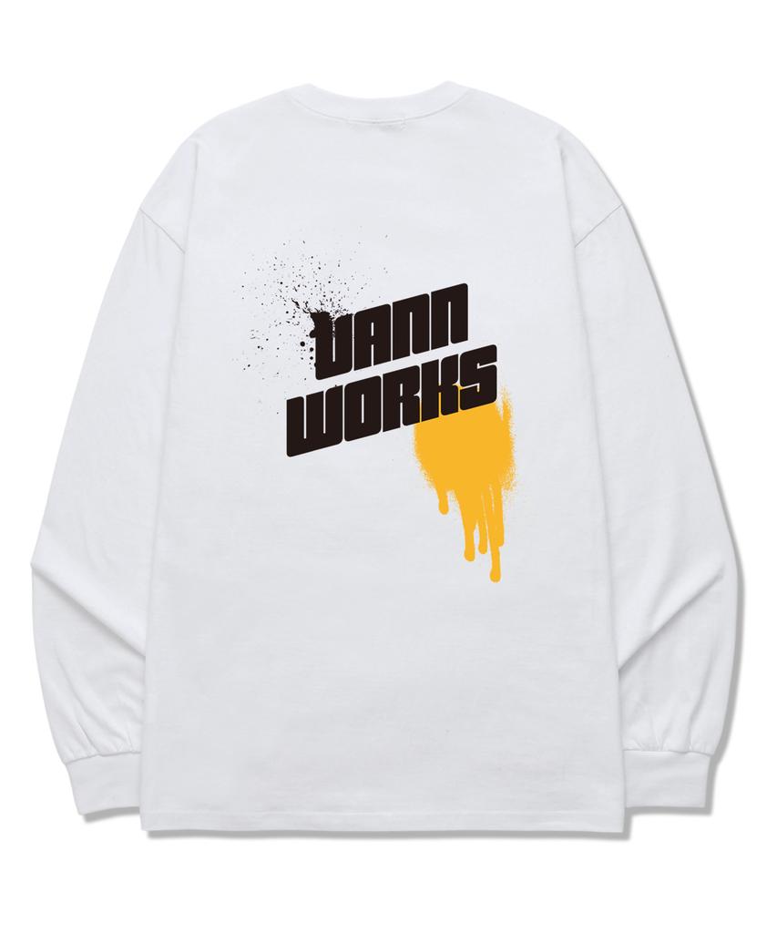 VANNWORKS Spread Logo Long Sleeve (Vls0062) White