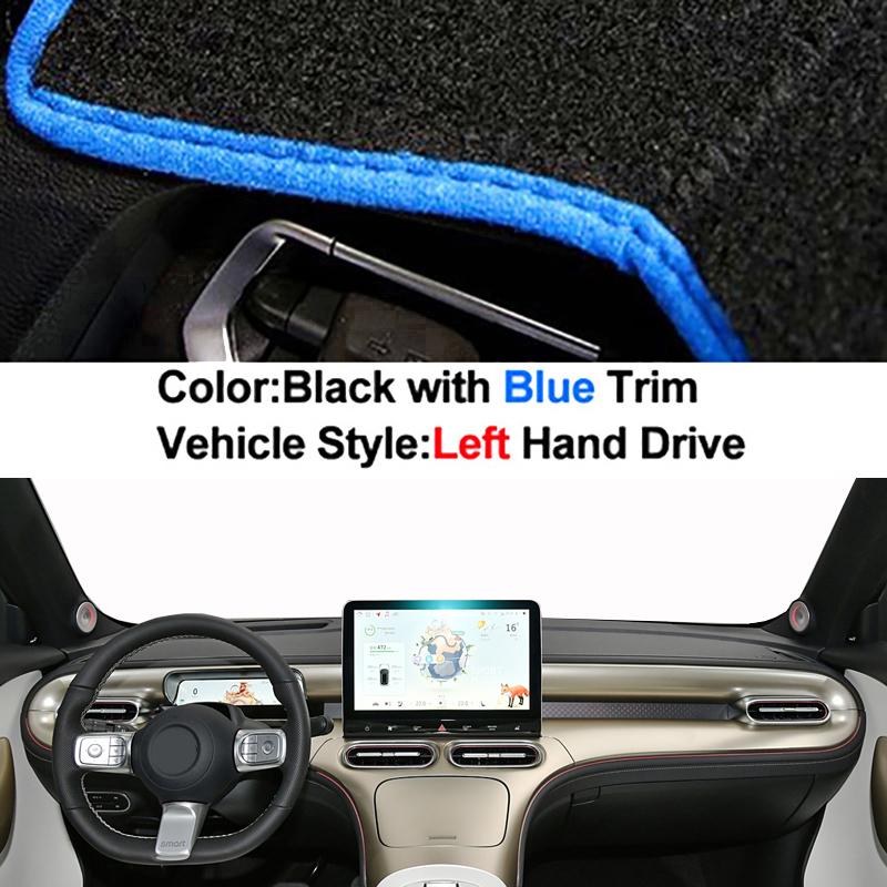 Car Dashboard Cover DashMat for Mercedes-Benz Smart #1 #3 2026- 2026 Avoid Light Pad Accessories Anti-UV Case Carpet Accessories
