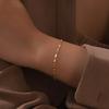 Vnox 2mm Thin Women Stackable Chain Bracelets, Stainless Steel Metal Links Bracelets, Dainty Fashion Jewelry