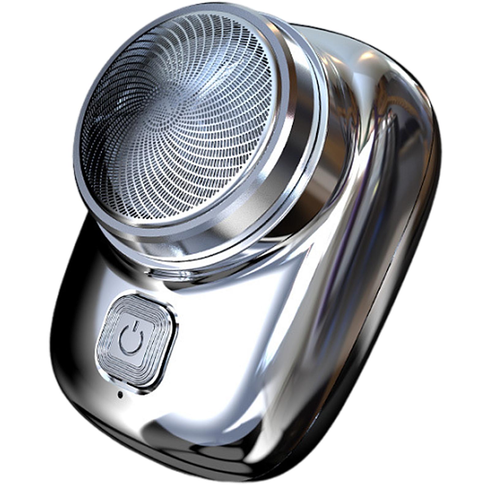 

Компактная бритва для лица, портативная мужская дорожная машинка для стрижки волос на лице, перезаряжаемая электробритва, водонепроницаемая беспроводная бритва 4