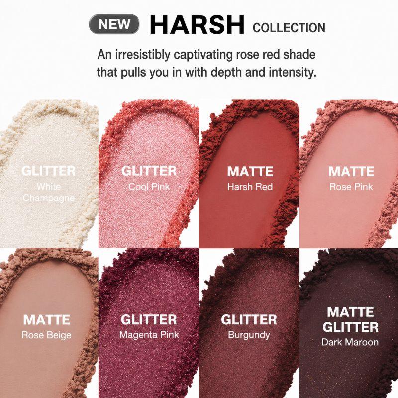 RISKY Pigment Eyeshadow Palette 7 Colors – High Pigment Blendable Eye Makeup Palette