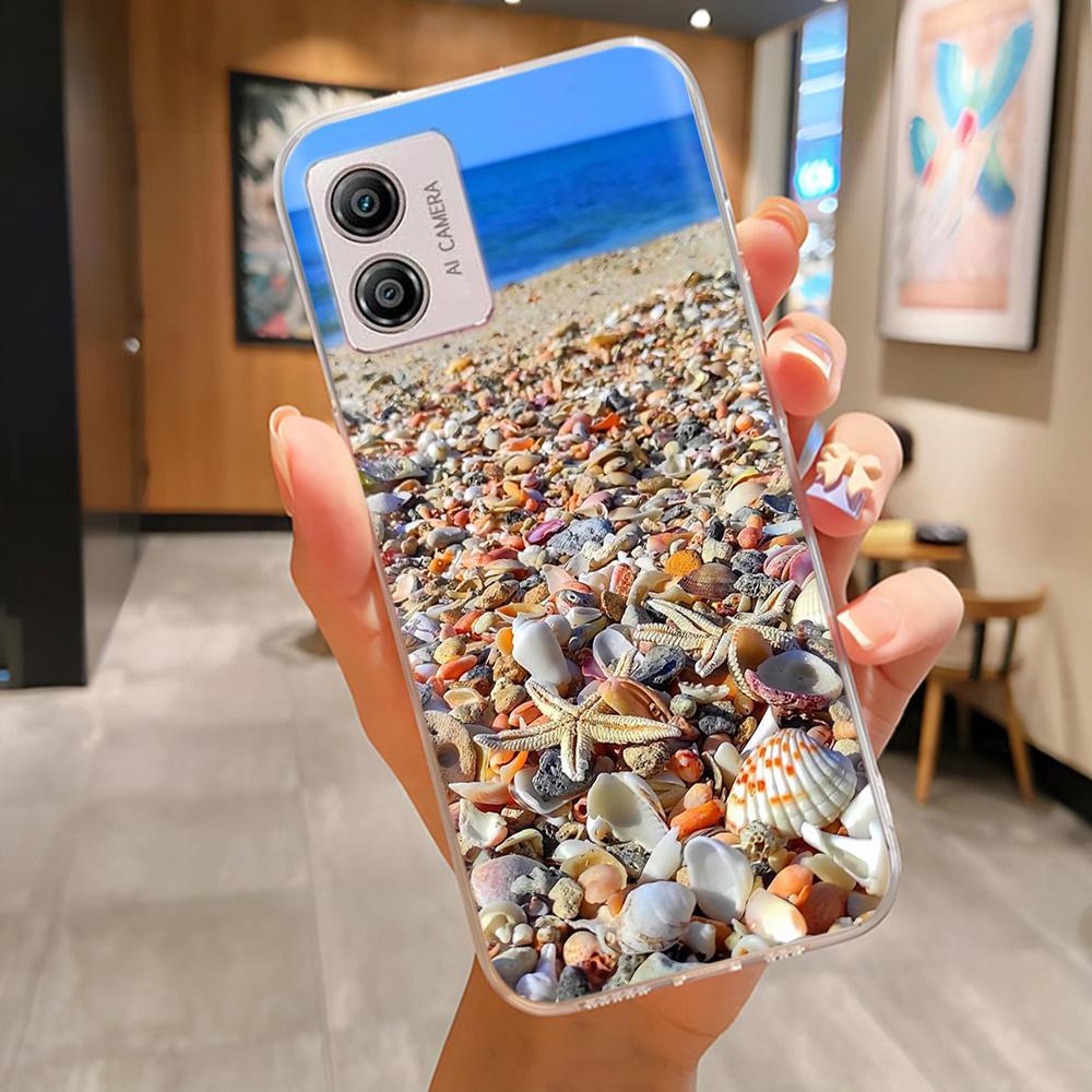 Etui Do Motorola Moto E13 Miękki Przezroczysty TPU Silikonowy Uroczy Kreskówkowy Panda Tylna Pokrywa Do Moto E13 motoE13 Futerały Etui Odporne Na Wstrząsy