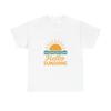Hello Sunshine Retro Summer T Shirt Beach Vibes Graphic Sun Tee Unisex