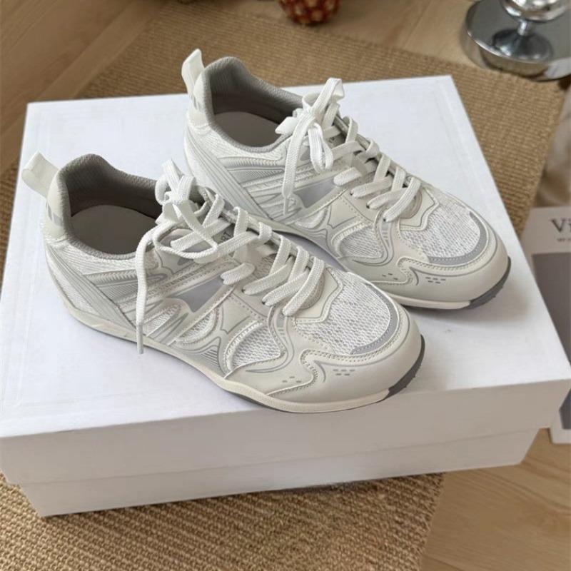 Thin mesh breathable little white shoes women's summer new versatile flat bottom comfortable leisure sports