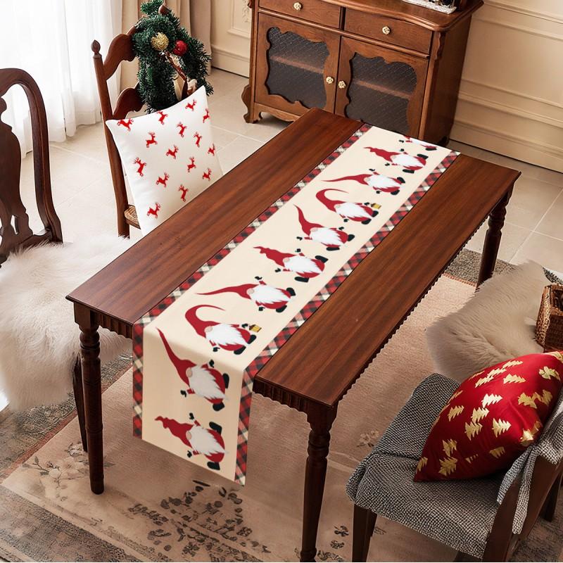 Christmas Table Runner Festive Decor Dining Home Party Decorations