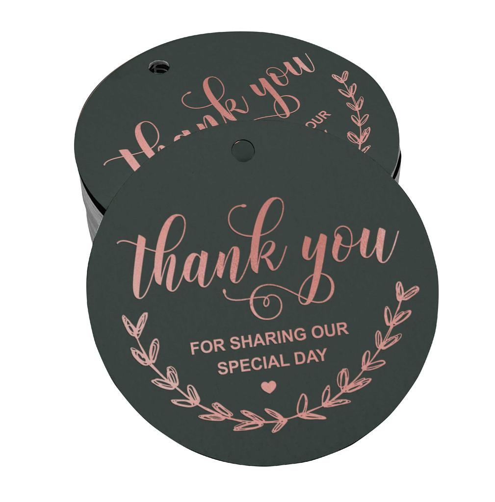 Inkdotpot Thank You For Sharing Our Special Day Bridal Shower-Baby Shower-Retirement-Wedding-Birthday Bottle Tag