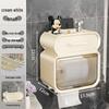 LIEI Bathroom Toilet Paper Holder with Storage Shelf