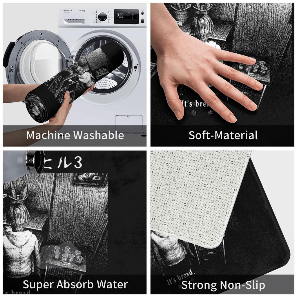 Silent Hill 3 Doormat Mat Anti-Slip Bathroom Kitchen Garage Rug Carpet 40*60cm