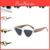 Unique Full Frame Cat Eye Sunglasses Uv400 Anti-uv Punk Street Style Eyewear