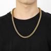 316L Stainless Steel Round Foxtail Chain Necklace for Men Women 8/10Mm Hip Hop Colorful Chunky Party Jewelry