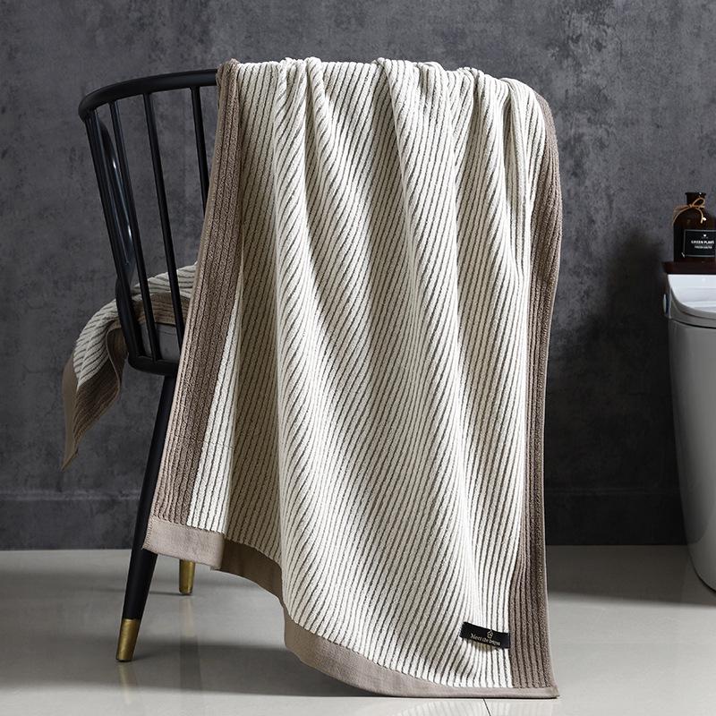 Premium Badetuch aus reiner Baumwolle: Dick, Weich, Saugfähig, Antibakteriell, Bestickt für den Haushalts- und Hotelgebrauch