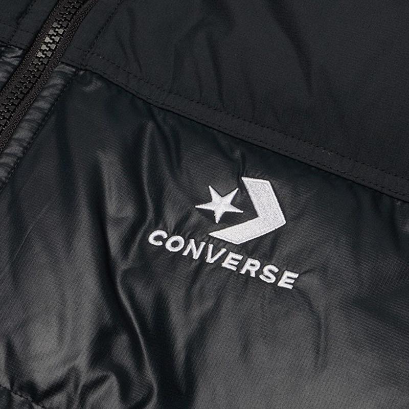 Converse Short Down Coat Asia Sizing 'Black' Men's 10025252-A01