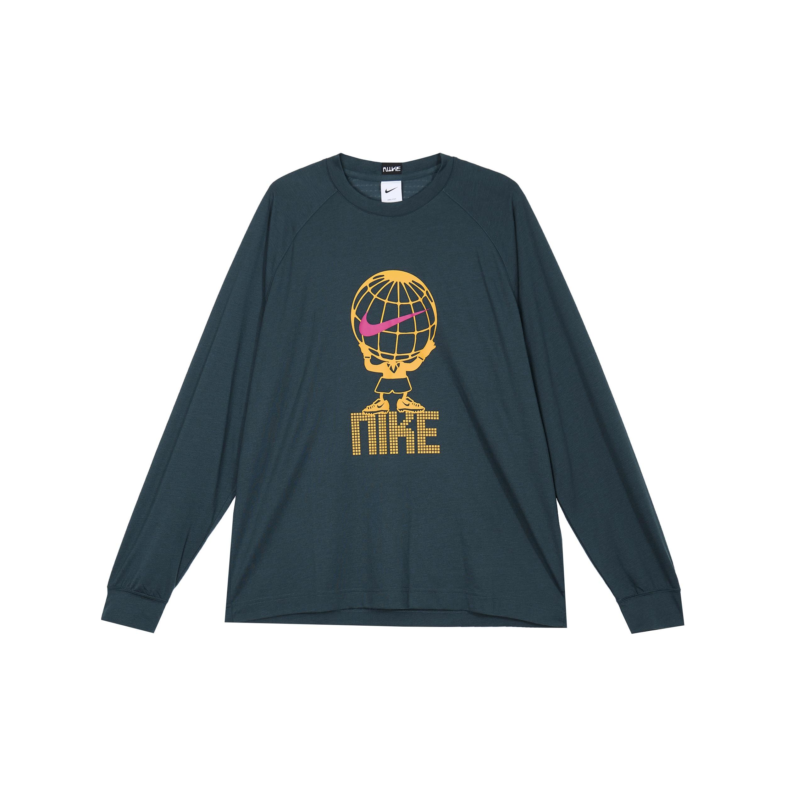 Nike Dri-Fit Culture of Football Long-Sleeve T-Shirt  Green  Men s FB6805-328 M