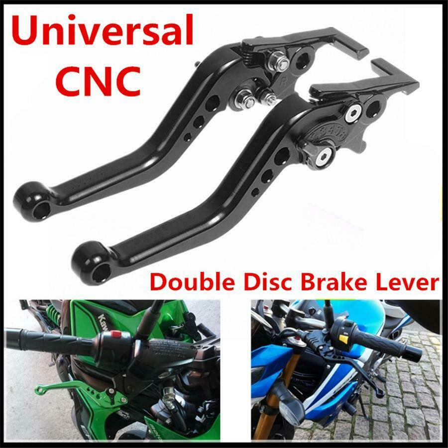 Universal CNC Motorcycle Double Disc Brake Lever Scooter Electric Bike Modification Lever for Yamaha Honda Suzuki GY6 XMAX 400