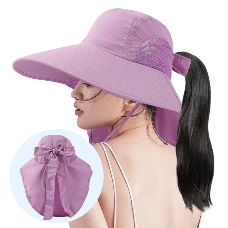 Unisex Fisherman Hat Neck Flap Bucket Hat For Girls Versatile Fashion Neck Flap Hat Bucket Hat Multiple Color