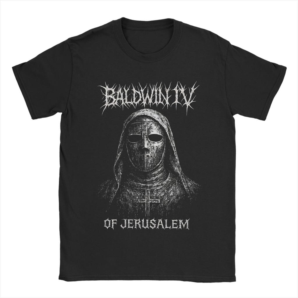 Summer Baldwin IV The Leper King of Jerusalem T Shirt For Unisex  Pure Cotton Tshirts Short Sleeve Clothing