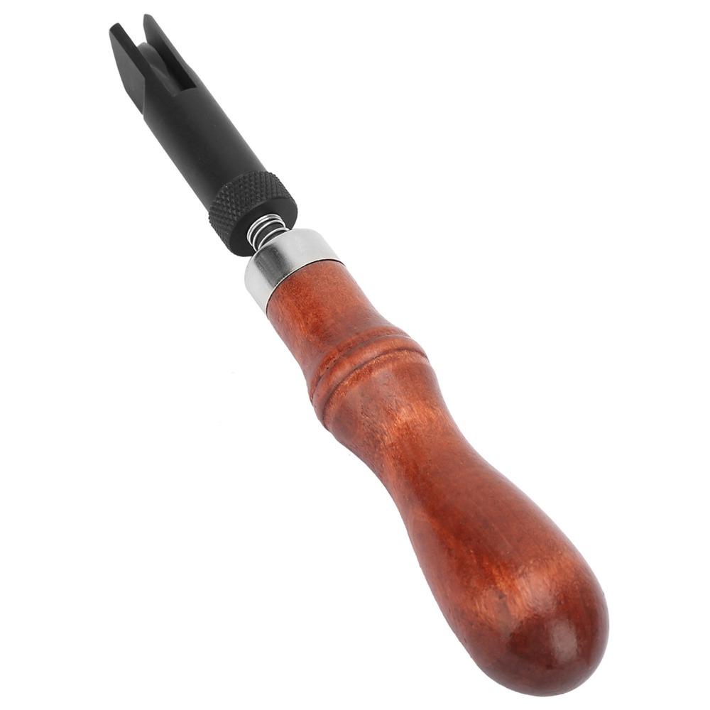 Adjustable Blade Leather Grooving Gouge V Type Blade Wood Groover Craft Tool  Wood Working