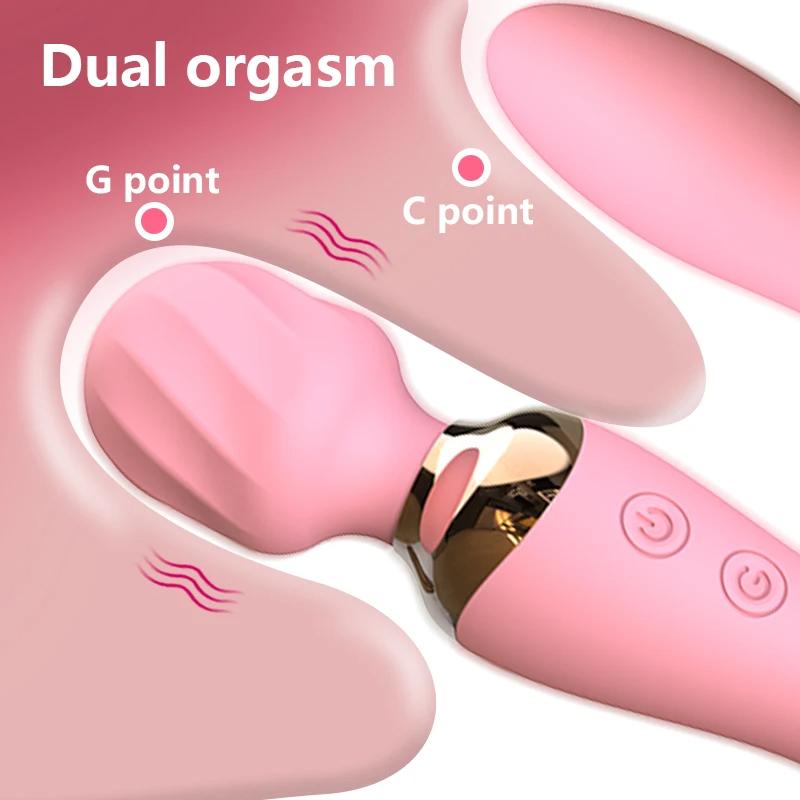 10 Speeds Powerful Female Vibrator AV Magic Wand G-Spot Massager Sex Toys Women Clitoris Stimulate Things for Adults Supplies