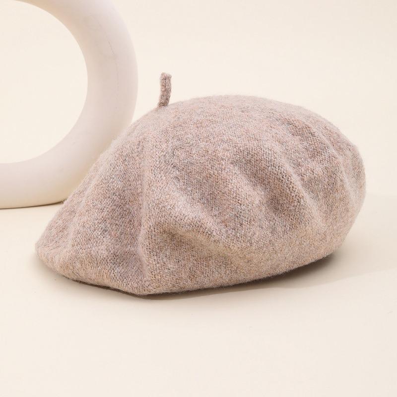 New outdoor fashion warm beret painter hat woolen bud hat sketch hat women's literary hat