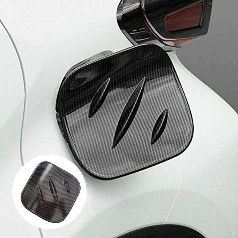 Carbon Fiber Car Fuel Gas Tank Cap Cover Trim  Exterior Accessories For Toyota C-HR/ CHR 2017 2018