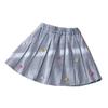 Girls' Summer Versatile Denim Short Skirt Baby Girl's New Decorative Button Casual Half Skirt