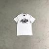 Syna Letter Print Crew Neck Short Sleeve T-Shirt Couples High Street Fashion Casual Top