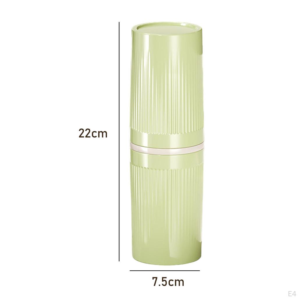 Compact Toothbrush Holder And Mouthwash Cup Set for Travel