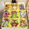 Digimon Drömsk Illustration Filt, Digimon Fläkt Mysig Pläd, Perfekt Gåva