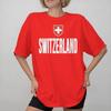 Swiss Switzerland Flag Outfit Unisex Wounisex T Shirts Cotton Tee New Arrival Tops Tshirt