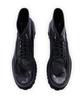 Yase L08 Commando Sole Horsehide Moc Toe Boots Black