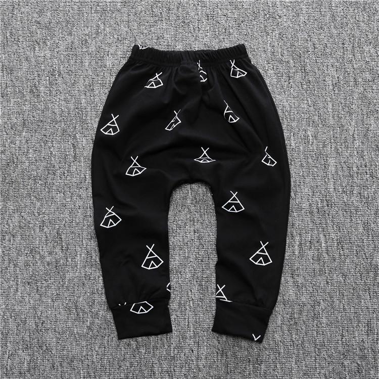 Summer Kids Anti Mosquito Harem Pants Cotton Leggings for Boys and Girls 80