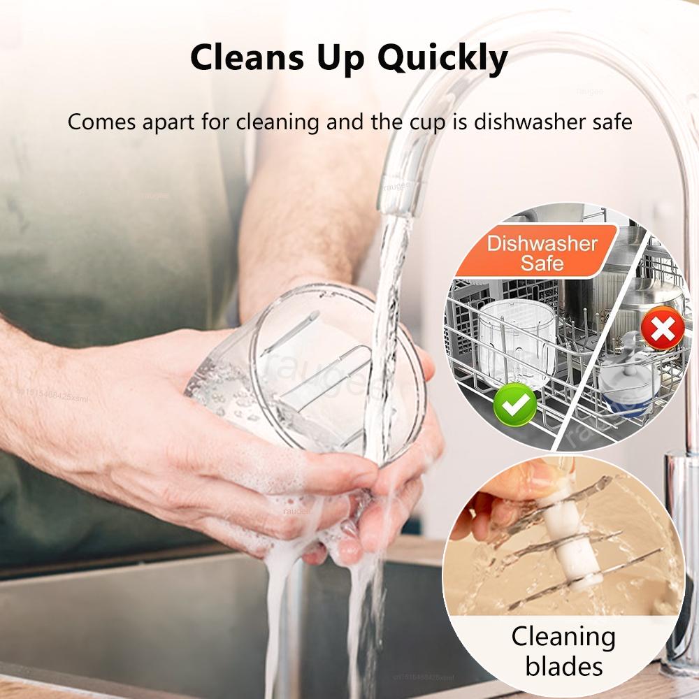 Electric Garlic Chopper Mini Portable Blender Electric Vegetable Garlic Onion Meat Chopper Electric Food Processor Mini Chopper