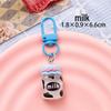 Fruit-Flavored Bottle Keychain for Girls' Bags - Creative, Durable, DIY Pendant, Perfect Small Gift
