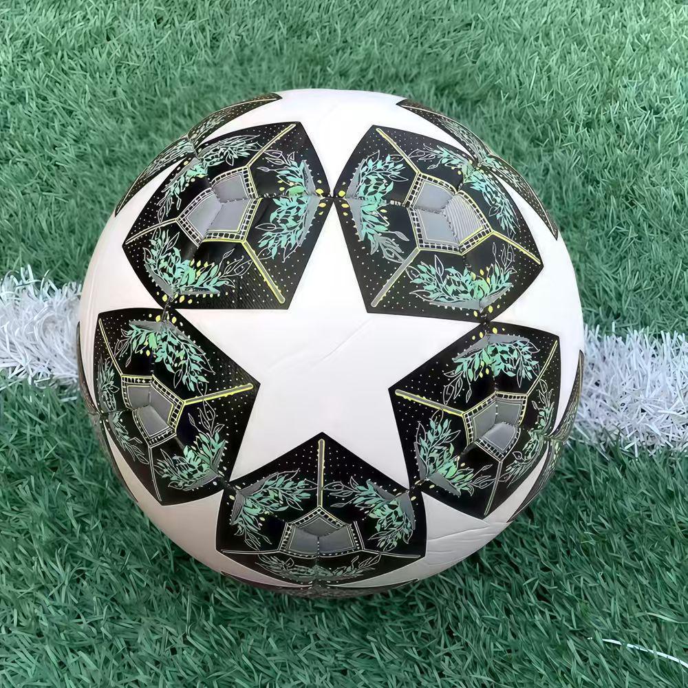 Size 5 Champion League Premier Football: Durable Training/Match Ball for Middle School Students.