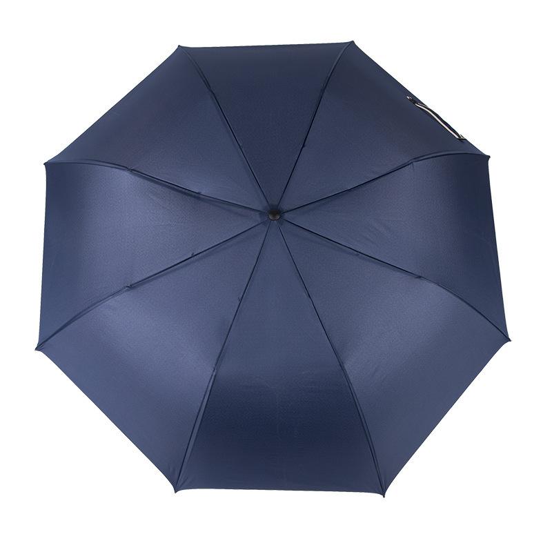 

8K сплошной цвет полностью автоматический зонт для гольфа дождь солнечный дождливый деловой зонт для женщин мужчин ветрозащитные складные зонты темно-синий