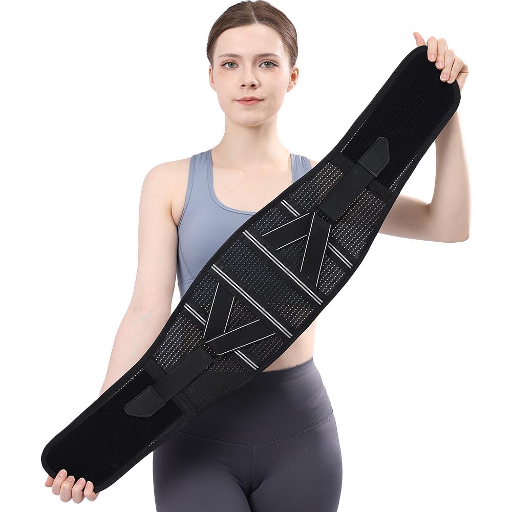 Breathable Back Brace For Men Women Waist Lumbar Support Belt Sciatica Herniated Disc Pain Relief